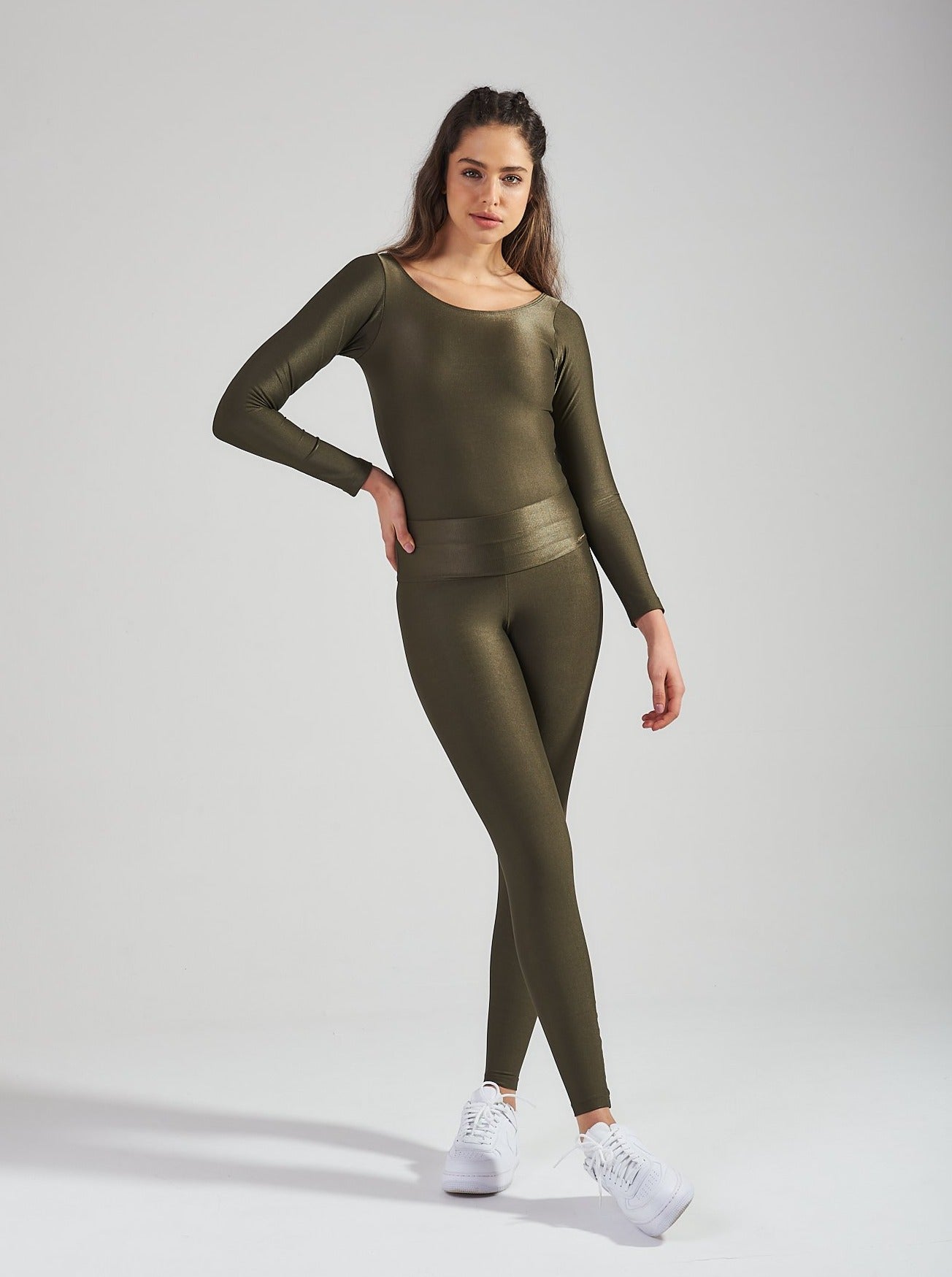 COCOCH ACTIVEWEAR WEBSHOP, WONDER GEOMETRIC BODY IN MILITARY